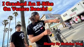 Watch Out For The Sand At Venice Beach! (E-Bike Crash Out)