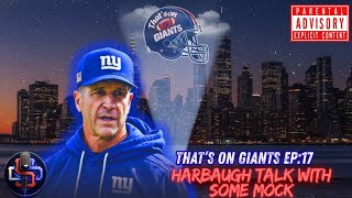 Famous New York Giants Mock Draft 2026: John Harbaugh Reaction, Trade Down Plan & Jaxson Dart Build 🔥 Profile