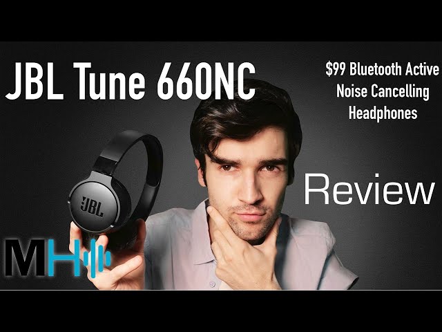 JBL Tune 660NC: Wireless On-Ear Headphones with Active Noise Cancellation -  White, Medium