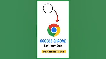 How to create google chrome logo in Adobe illustrator easyway #photoshopediting #vectornator #cursor