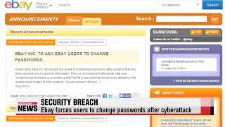 Ebay forces users to change passwords after cyberattack