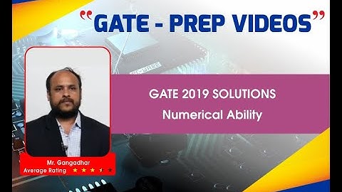 GATE 2019 Paper Solutions by GATEFORUM - Computer Science - Numerical Ability - Q9
