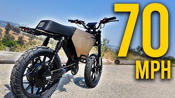 🏍️Fastest Production "E-Bike"⚡80 VOLT ONYX RCR