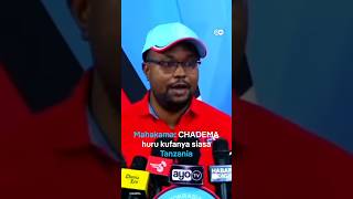 Mahakama: Chadema huru kufanya siasa Tanzania.