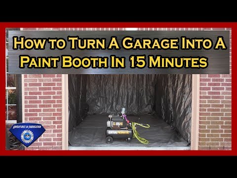 Home Paint Booth In 15 Minutes