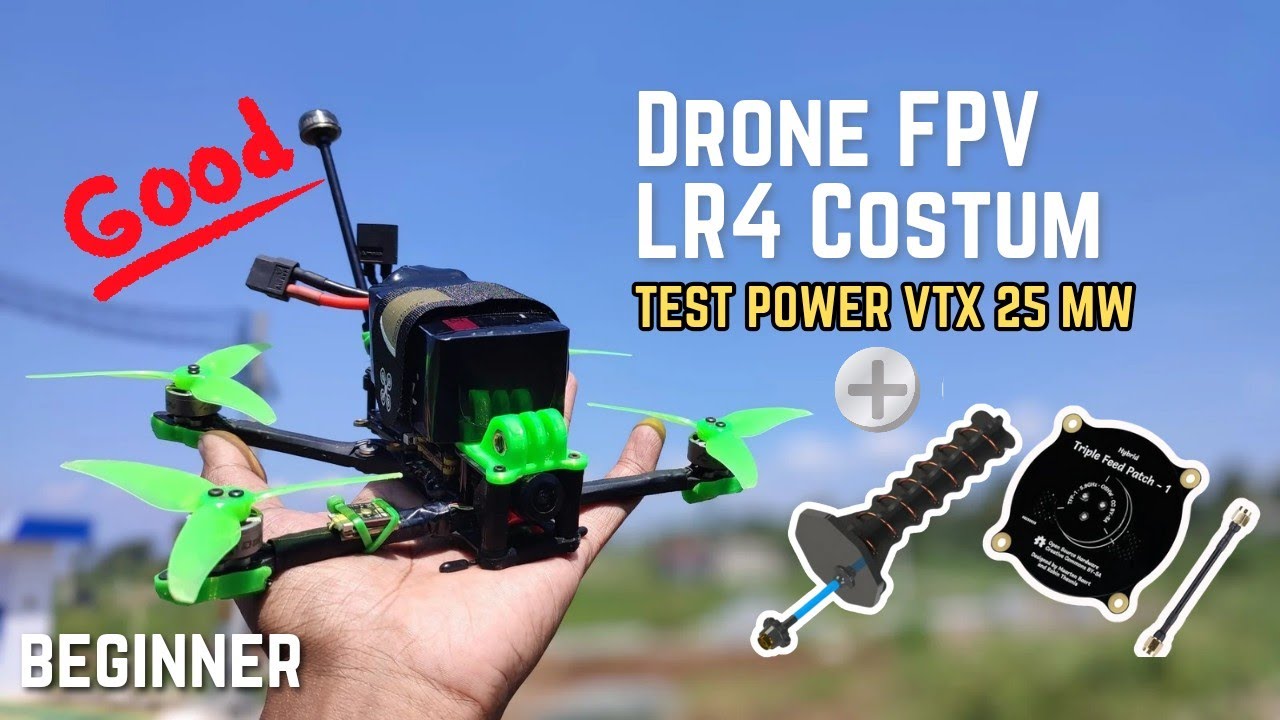 Tes Terbang Dengan Power VTX 25 MW | Drone FPV 4 inch rakitan
