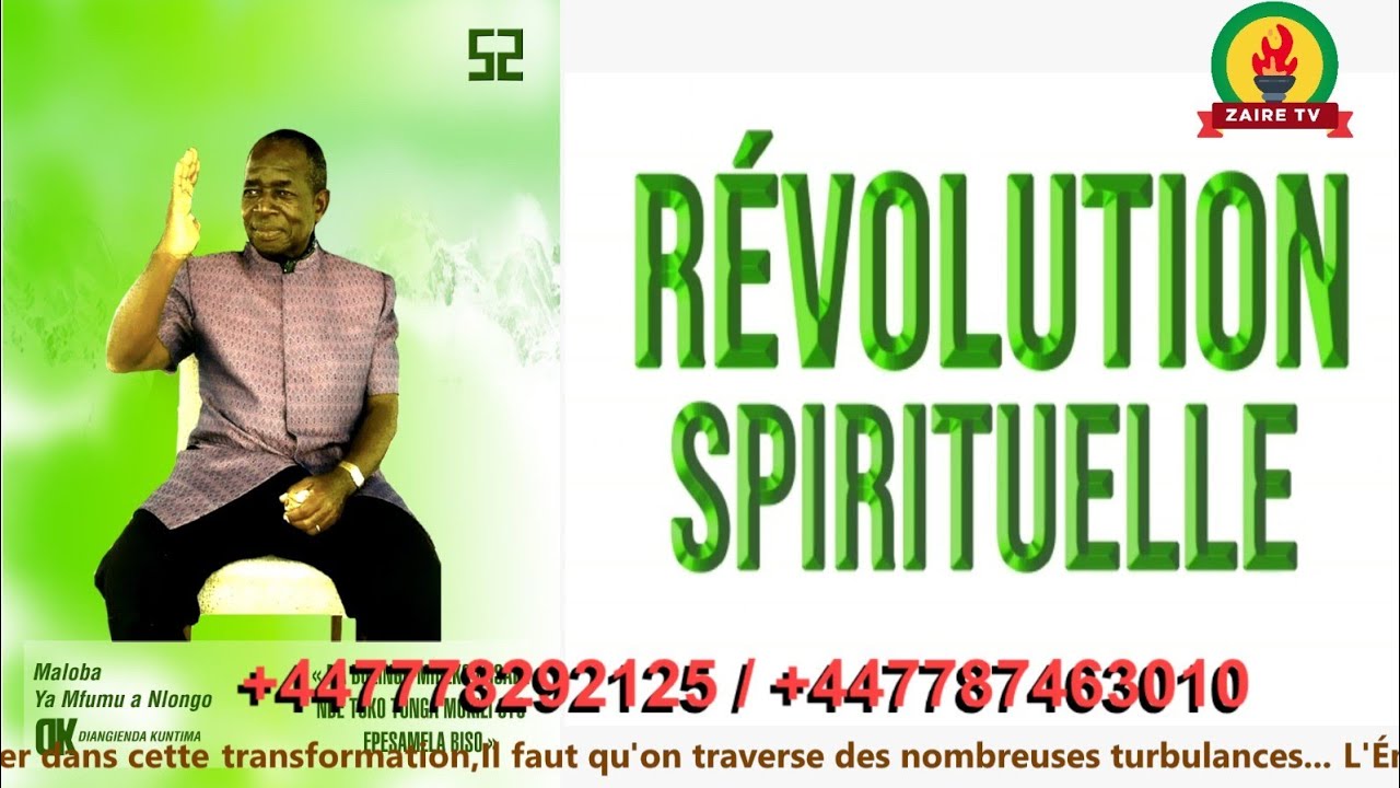 ZAIRE TV: LES KIMBANGUISTES DE LA REVOLUTION SPIRITUELLE  Du 08.03.2026