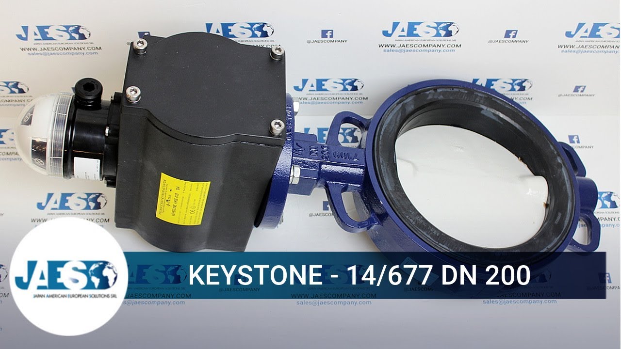 KEYSTONE 14/677 DN 200 - Butterfly valve - Valvola a farfalla