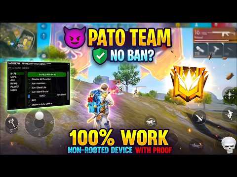 HACK ✅💀 PATO TEAM MODS | Free Fire MOD APK 2026 | Root & Non-Root Install | Unlimited Features 🔥