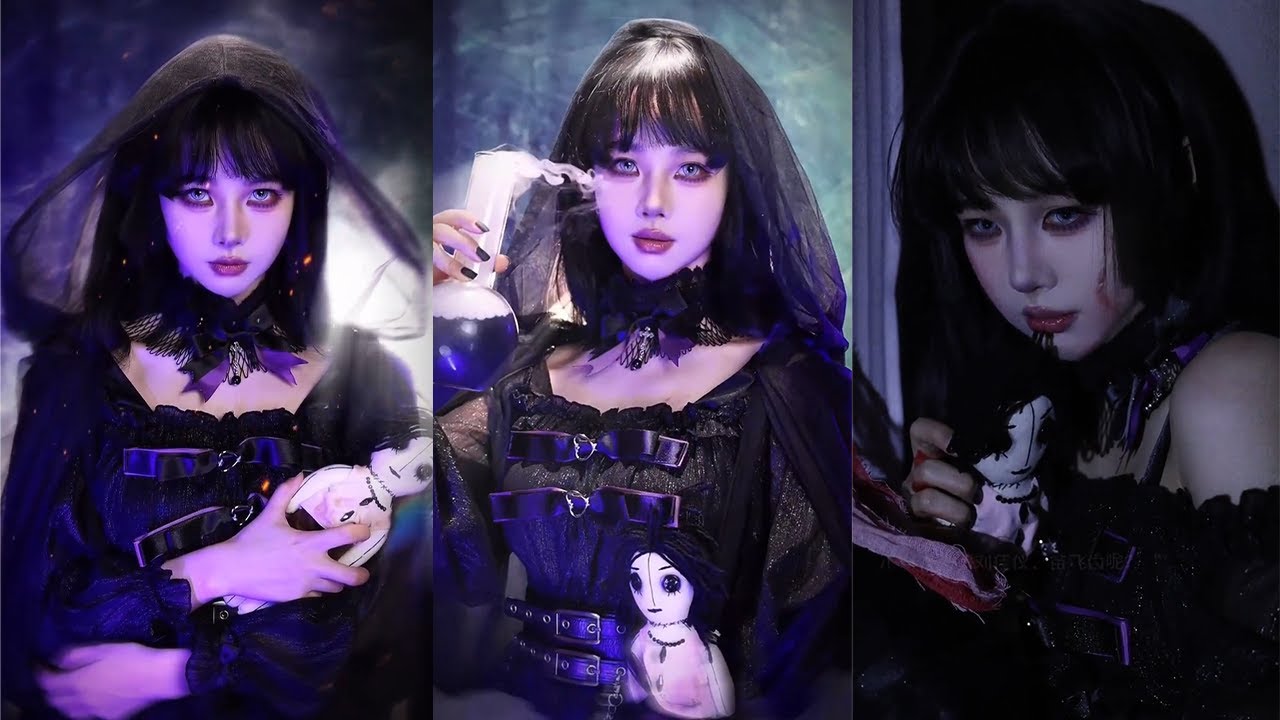 今夜不是平安夜，你猜，今晚我要杀谁#我在惊悚游戏里封神 #小女巫刘佳仪 #挑战100个无限流 #我在无限游戏里封神 #仿妆 #是初九啊