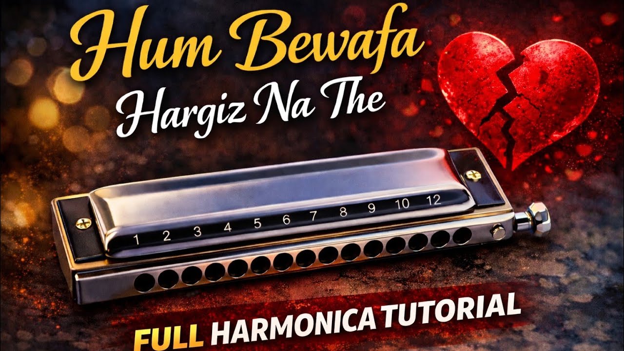🎶 Hum Bewafa Hargiz Na The | Урок игры на губной гармонике 🎵Пошаговый урок | Гармоника Ранита Сэра