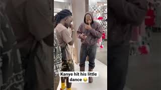 kanye hit his little dance 😂😂