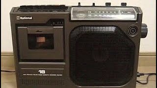 松下電器産業 ナショナルFM/AMラジオカセットRQ-548 MAC18 - YouTube