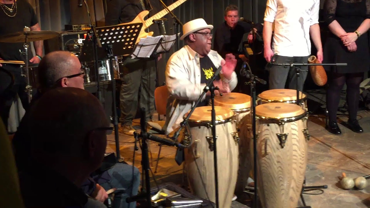 Orlando Poleo with Gerardo Rosales on Bongo Live in Rotterdam #Salsa #Descarga #Congas #Bongo