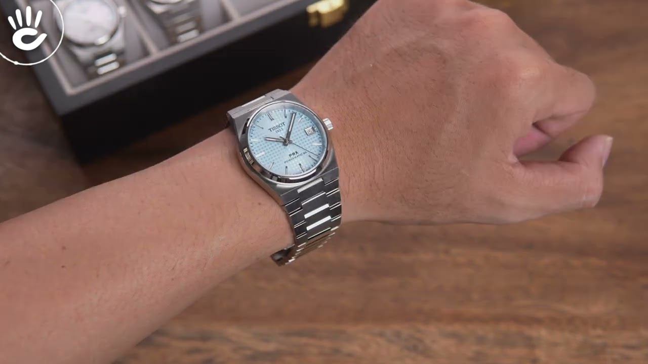 Review đồng hồ Tissot T137.207.11.351.00 mặt số màu xanh da trời tươi mới.