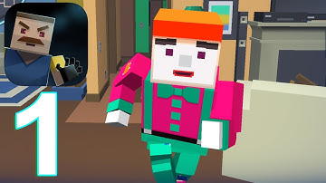 Bad Neighbours Escape Cube Hell Gameplay Walkthrough Part 1 (IOS/Android)