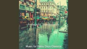 Pulsating Backdrops for Rain