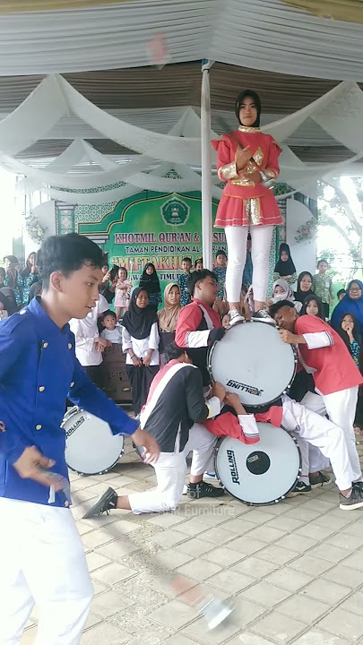 Si Bocil SMP Wali Songo Beraksi Keren #drumbandsmp #drumband
