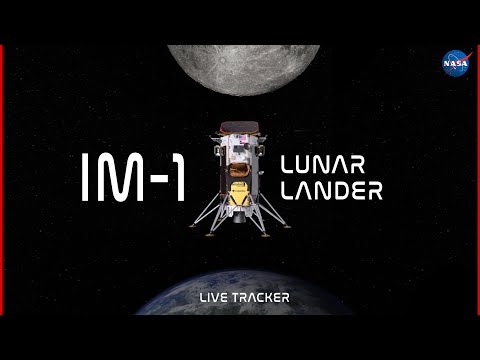 LIVE! NASA IM-1 Lunar Lander Tracker