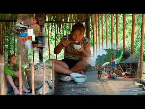 The girl went from the deep forest to the market to buy food. - YouTube