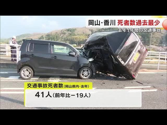 2025年 岡山県内の交通事故死者数は統計開始（1948年）以来