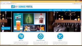 Logging In & System Overview (MySignagePortal)