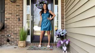 Satin Mini Dress #shortvideo #shortsfeed