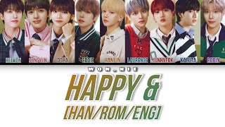 Happy & By n.SSign (Colour Coded Lyrics) [Han/Rom/Eng] Resimi