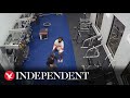 Woman fights off attack while working out at Florida gym in CCTV footage