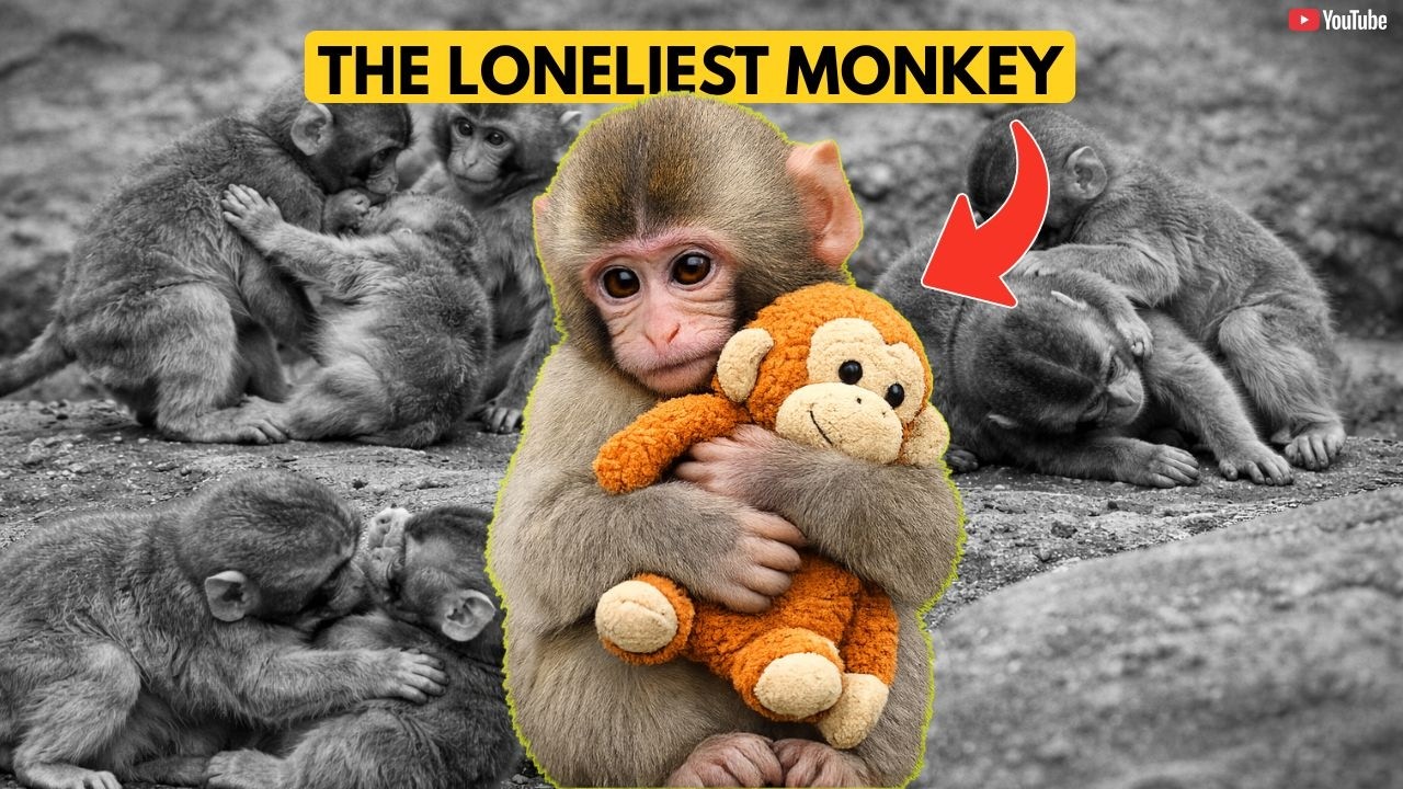 Why This Monkey Hugged a Toy?