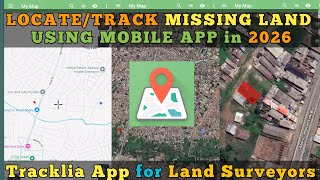 How to do Land Surveys with Tracklia Mobile App in 2026 || Free Mobile Survey App for Surveyors screenshot 1