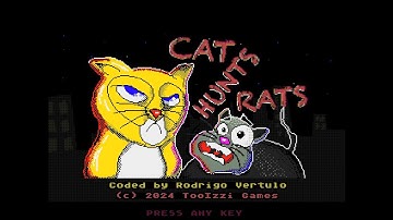 Trailer New Amiga Game 2024 - Cat Hunts Rats