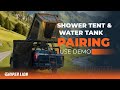 Easy Outdoor Shower Setup Shower Tent With Water Tank Demo