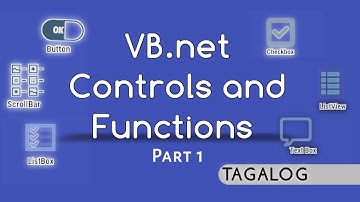 VB.NET CONTROLS, PROPERTIES AND FUNCTIONS Part 1 | VISUAL BASIC