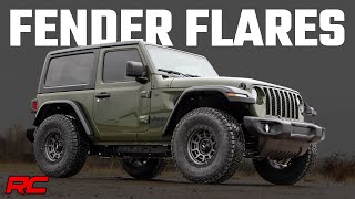 Jeep Wrangler JL WF1 Fender Flares - Run 35-Inch tires without a lift.