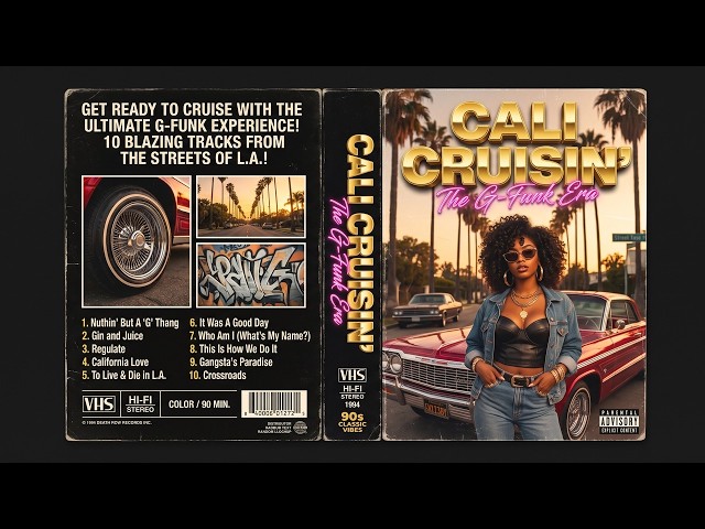 Cali Nights 1993 🌊🎚️ G-Funk & West Coast Hip Hop Deep Mix for