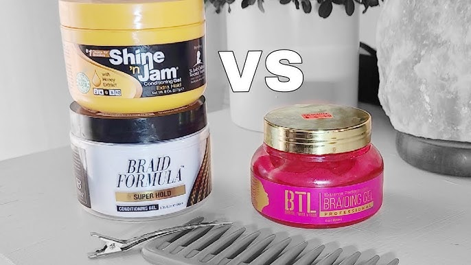 Let's Jam Braiding Gel vs BTL Locking Gel- Which is the best? #dreadlocks  #trending #hair #locs 