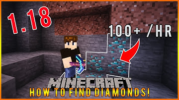 How to Find Diamonds Minecraft 1.18 Tutorial - Easy! [Cave & Cliff]