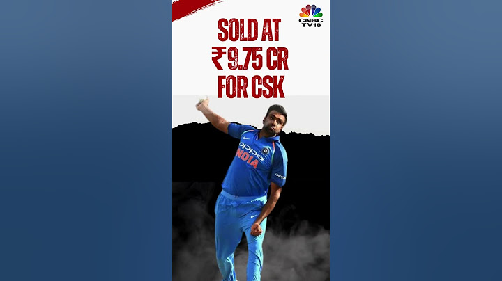 Homecoming To CSK For Ravichandran Ashwin After 10 Years | IPL Auction 2025 | CNBC TV18