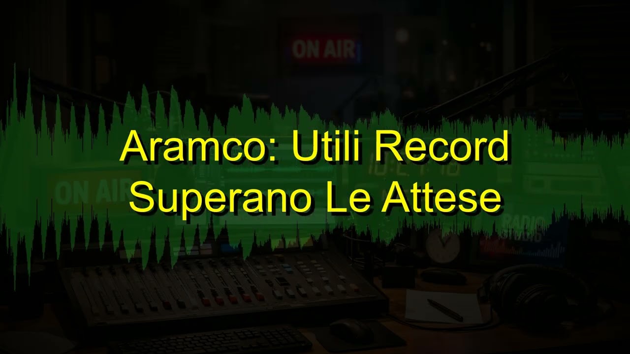 Aramco: Utili Record Superano Le Attese