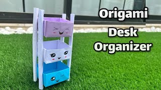 Miniature Desk Organizer / DIY Paper Rock