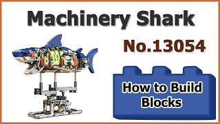 How to Build Machinery Shark Blocks - Meiji No.13054 Instructions Specifications