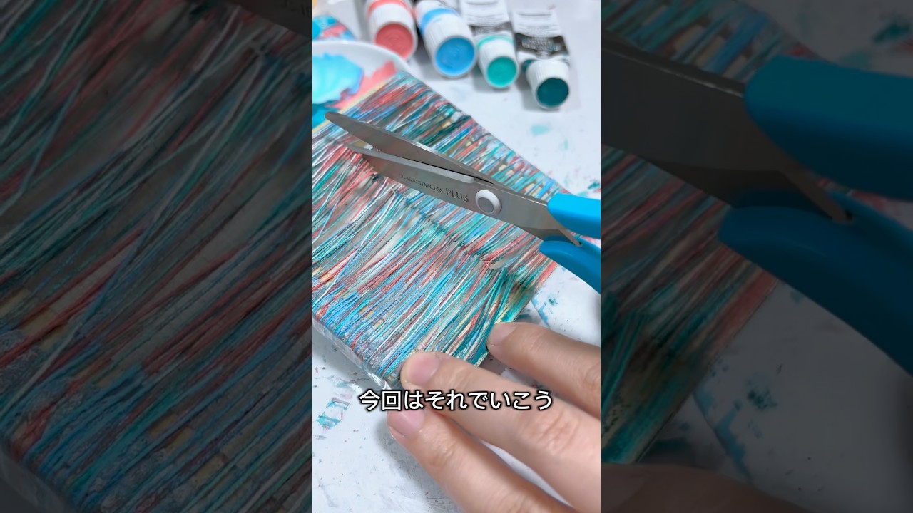 1本の糸で作った作品の思わぬ美しさが200万再生 「めちゃくちゃ