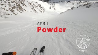 April Powder Skiing to Chill Music