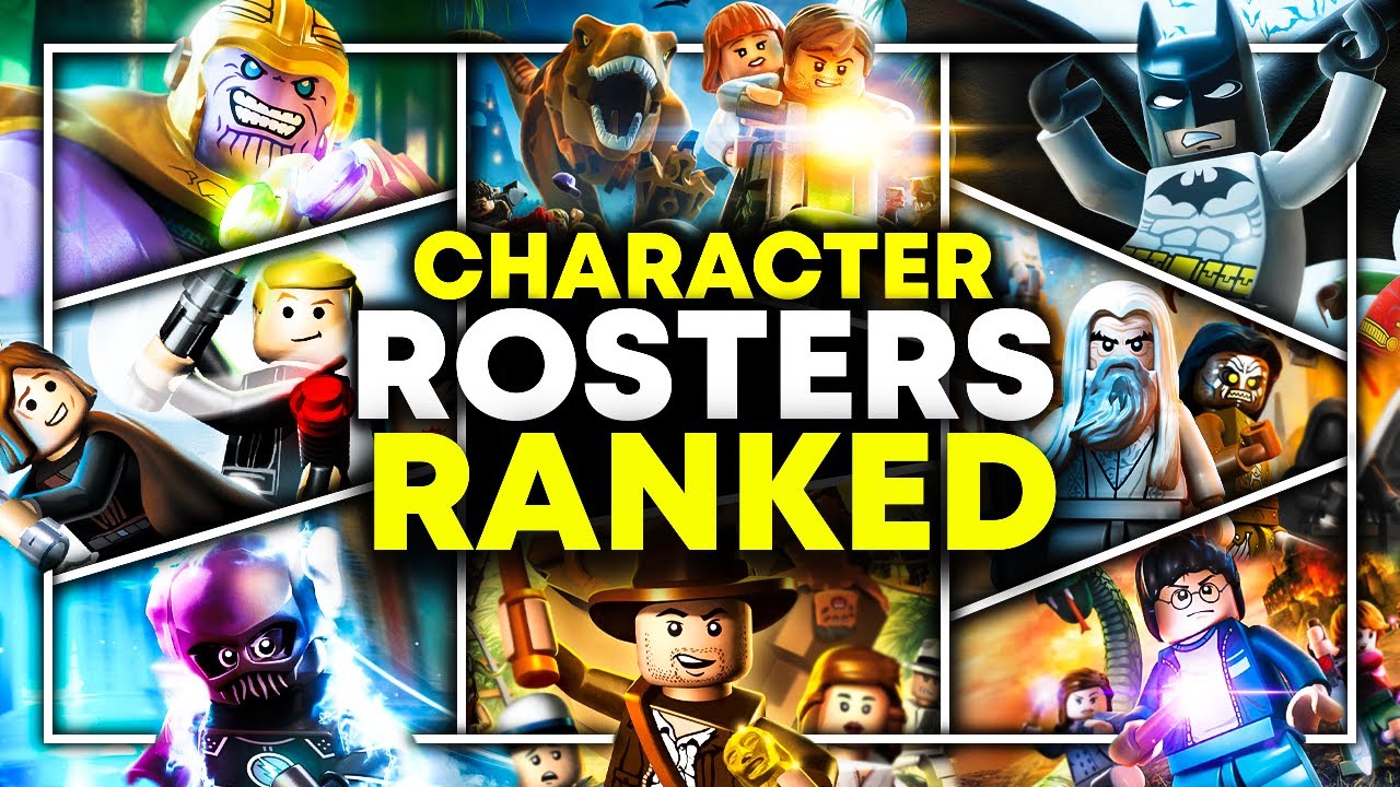 Stå sammen debat filthy ALL LEGO Game Character Rosters Ranked From WORST To BEST - YouTube