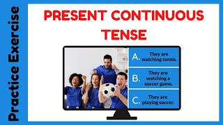 Present Continuous Tense Examples | English Exercises For Beginners screenshot 4