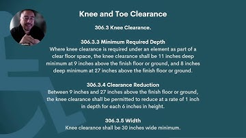 BlueDAG Accessibility Minute: 2010 ADAS - Knee Clearance