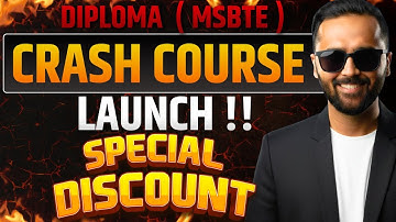 DIPLOMA (MSBTE) CRASH COURSE LAUNCH !! 💥 | SPECIAL DISCOUNT OFFER | PRADDEP GIRI SIR
