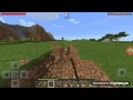 Evimizin temelini attik///Minecraft pe modsuz survival bölüm 2