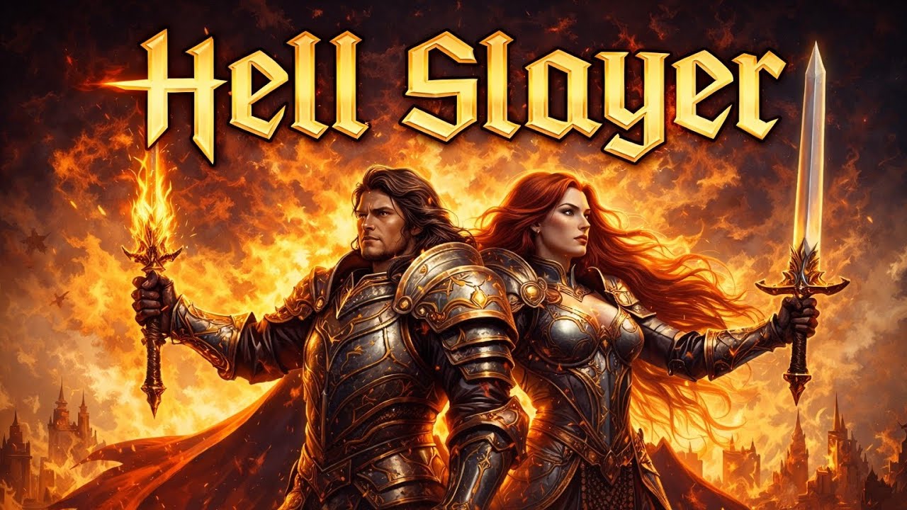 Hell Slayer | Epic Power Metal Duet ⚔️ Blazing Guitars & Massive Chorus | Musiklectik 
